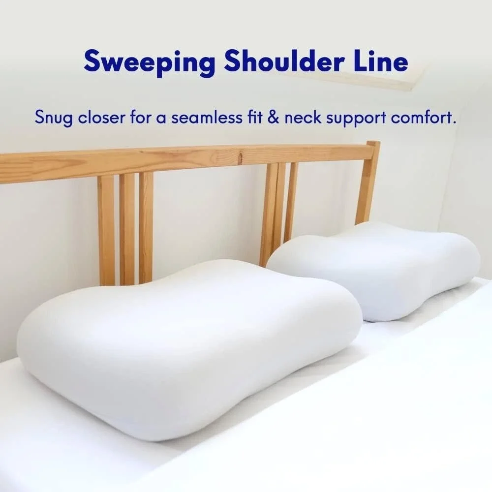 Cushion Lab Deep Sleep Pillow Patented Ergonomic for Side Back